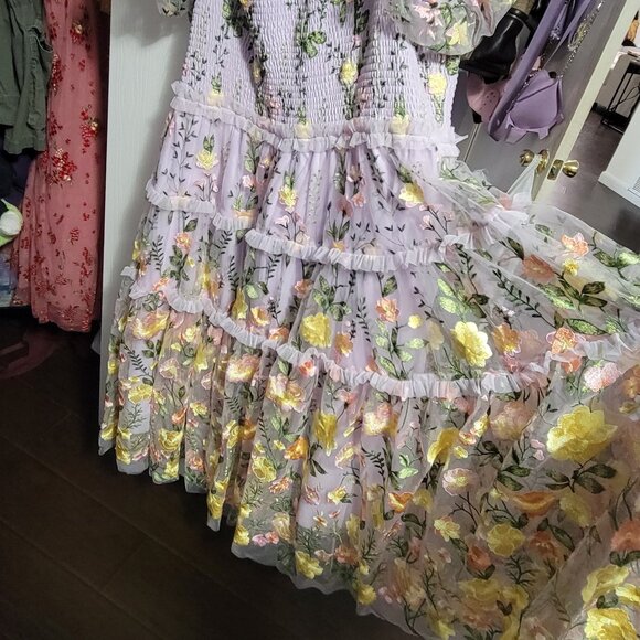 JessaKae Rose Dress Midi Lilac 4x - Picture 2 of 3